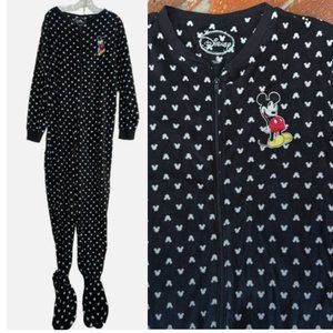 Disney fleece lined onesie footie pajamas szS